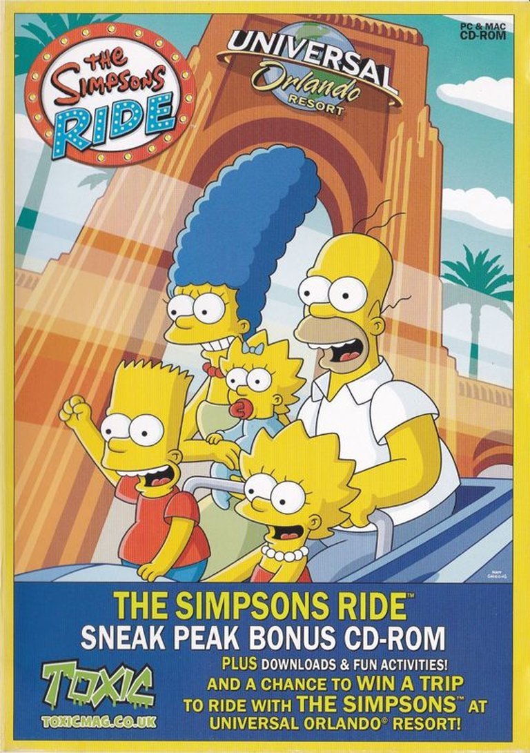 The Simpsons Ride: Preview CD-ROM (included game) Logo