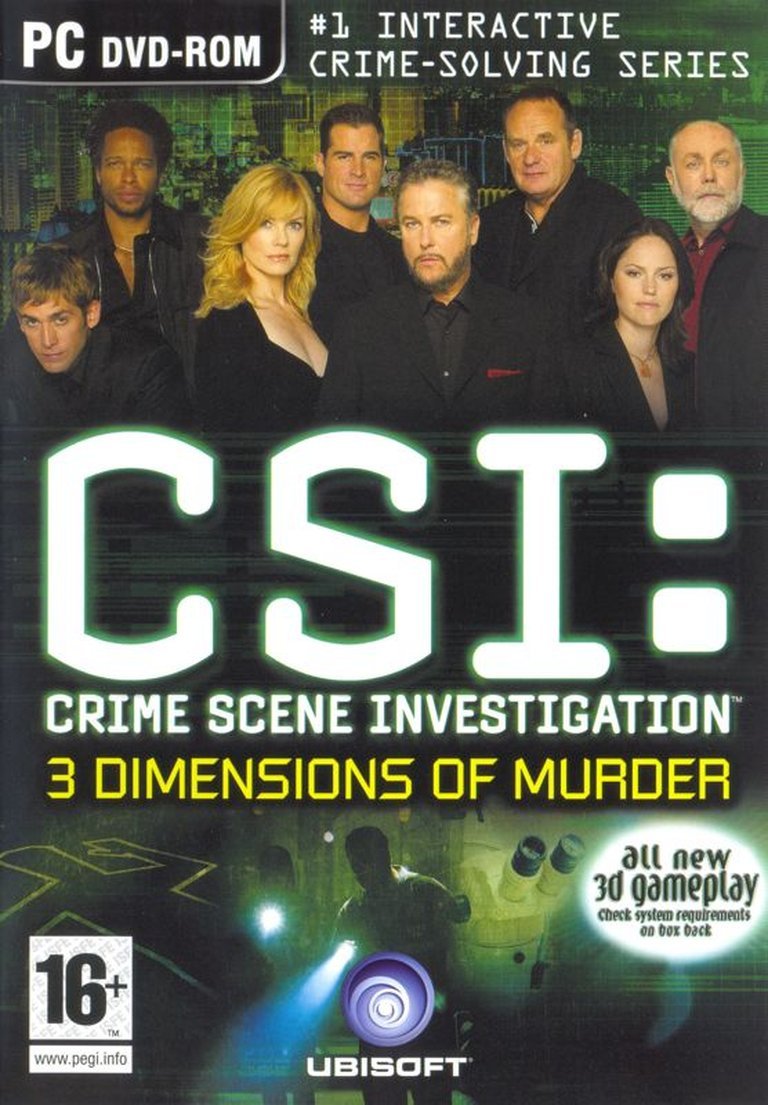 CSI: Crime Scene Investigation - 3 Dimensions of Murder Logo