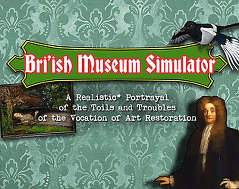 Bri'ish Museum Simulator Logo