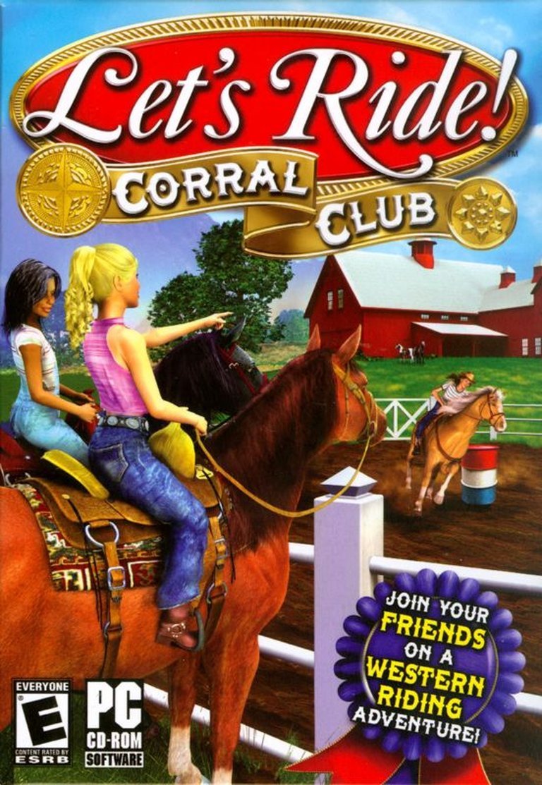 Let's Ride!: Corral Club Logo