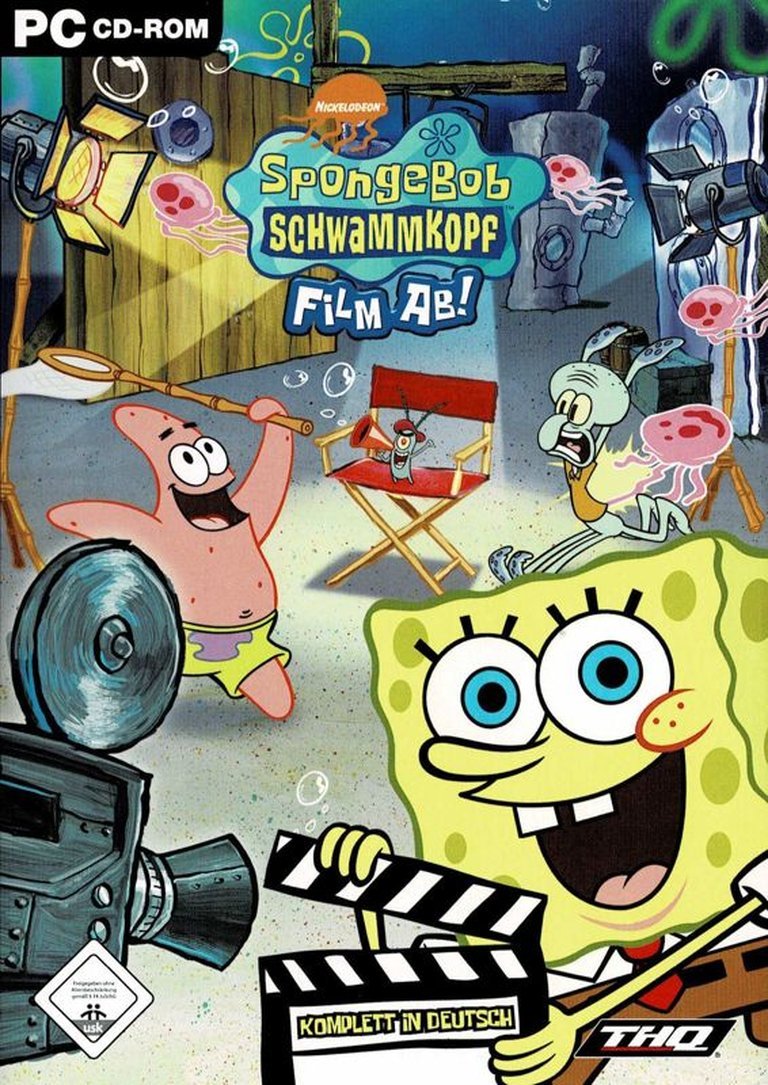 SpongeBob SquarePants: Lights, Camera, Pants! Logo