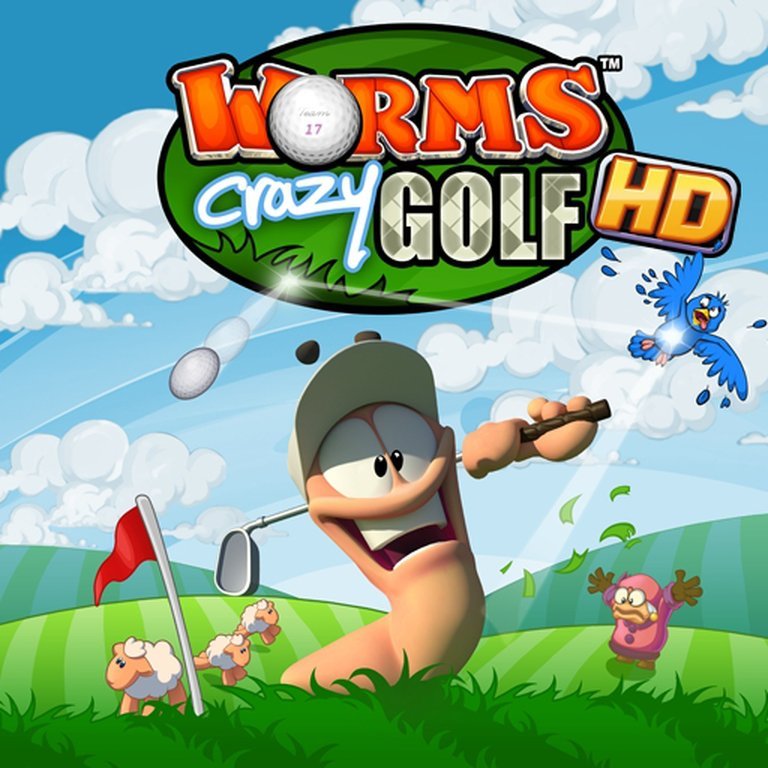 Worms Crazy Golf Logo