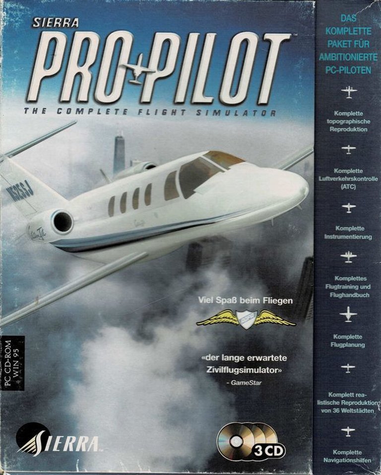 Sierra Pro Pilot 98: The Complete Flight Simulator Logo