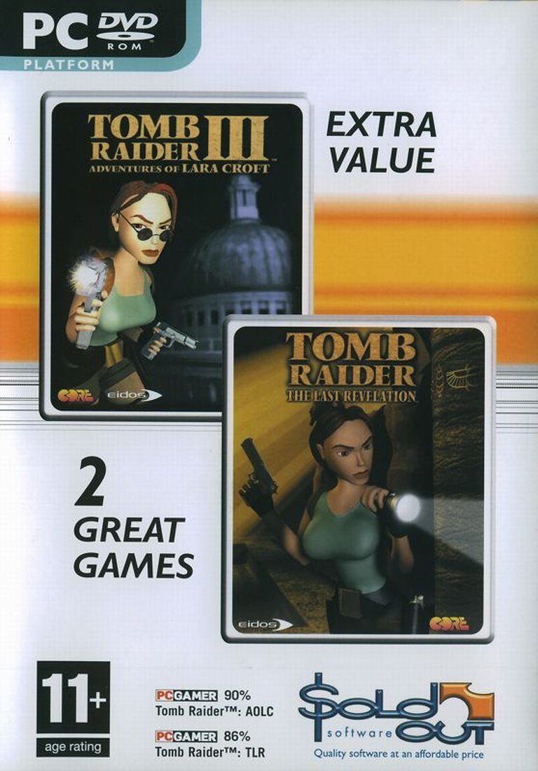 2 Games: Tomb Raider III / Tomb Raider: The Last Revelation Logo