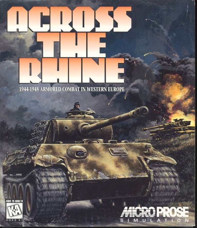 Across the Rhine: 1944-1945 Armored Combat in Western Europe Logo