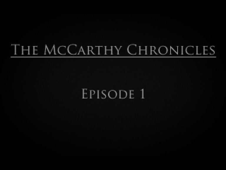 The McCarthy Chronicles: Episode 1 Logo