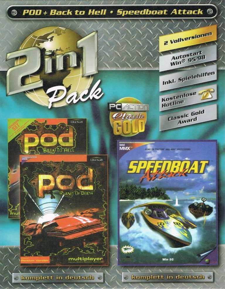 2 in 1 Pack: POD + POD: Back to Hell / Speedboat Attack Logo