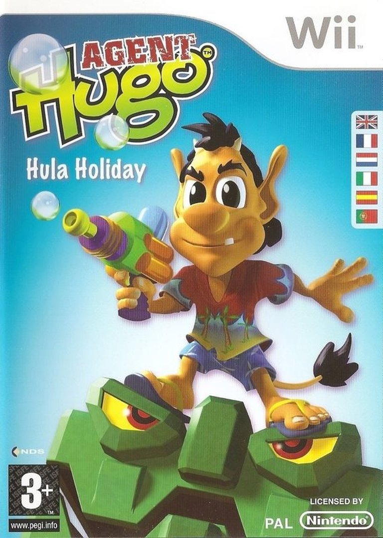 Agent Hugo: Hula Holiday Logo