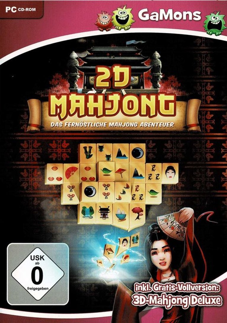 2D Mahjong Temple Logo