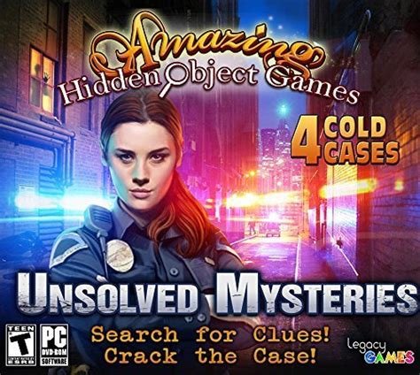 Amazing Hidden Object Games: Unsolved Mysteries Logo