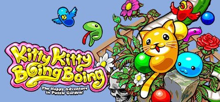 Kitty Kitty Boing Boing: The Happy Adventure in Puzzle Garden Logo