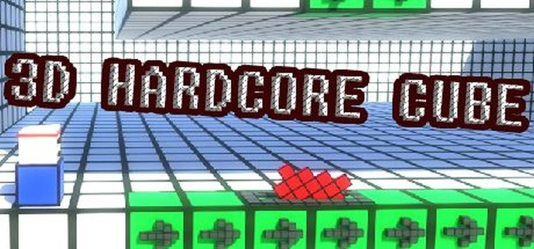3D Hardcore Cube Logo