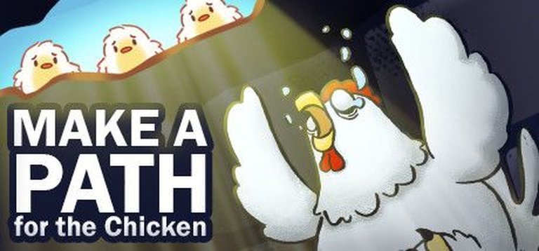 Make a Path for the Chicken Logo