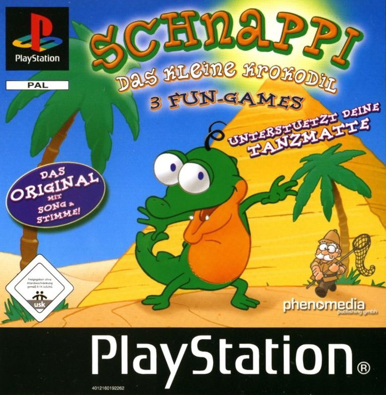 Schnappi: 3 Fun-Games Logo