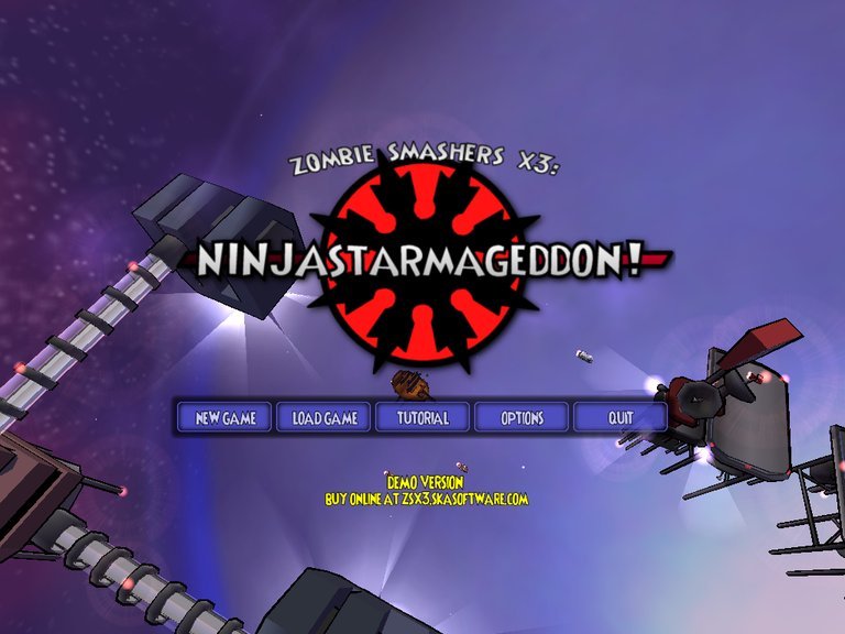 Zombie Smashers X3: Ninjastarmageddon Logo