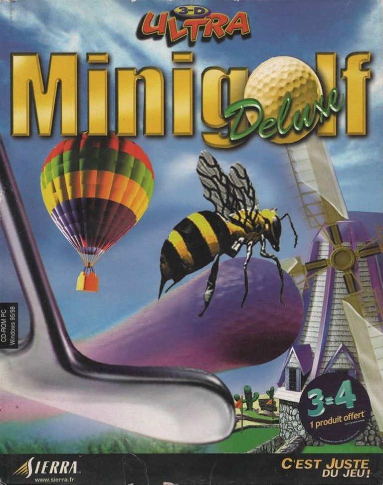 3-D Ultra MiniGolf Deluxe Logo