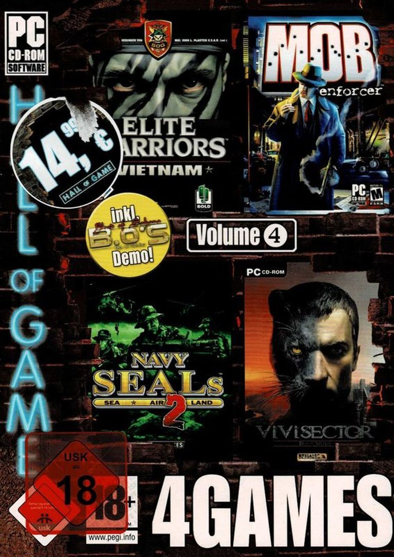 Hall of Game: 4Games - Volume 4 Logo
