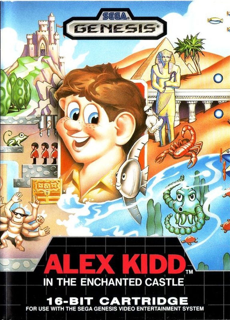 Alex Kidd in the Enchanted Castle Logo